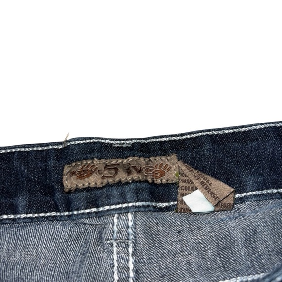 5IVE Women's Size 20 Skinny Jeans Dark Wash Stretchy Rhinestones Embellished - Picture 3 of 6